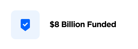 "$8 billion funded"